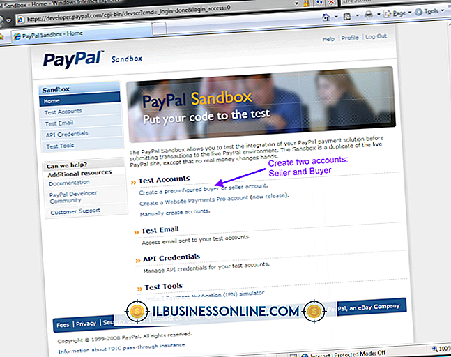Buchhaltung & Buchhaltung - So verwenden Sie die PayPal-Sandbox