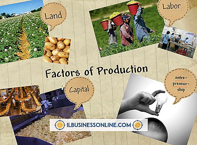 finanser og skatter - Økonomisk definition af de fire faktorer i produktionen