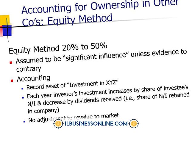 Die Equity-Methode für Bardividenden