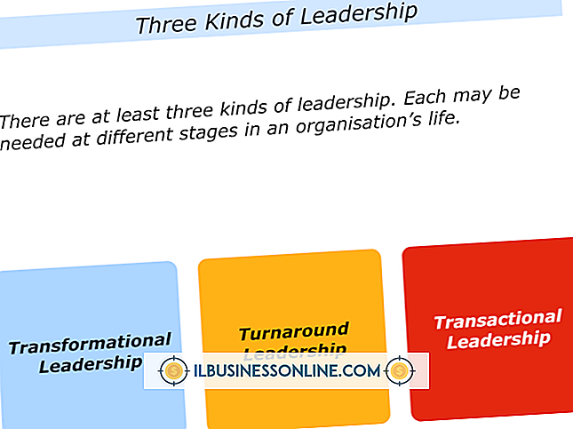 Humanressourcen - Arten von transformativer Führung