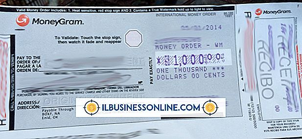 recursos humanos - Cómo escribir un giro postal al IRS