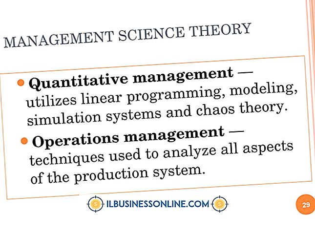 Explicar a abordagem da ciência de gestão