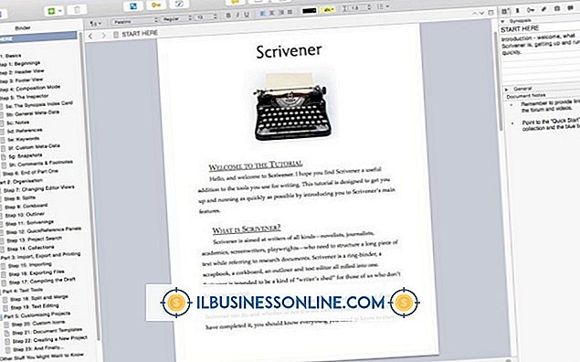 Scrivener에서 프로젝트를 이메일로 보내는 방법