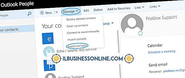 Kategorie ein neues Geschäft aufbauen: So exportieren Sie Outlook-Kontakte auf einen PC