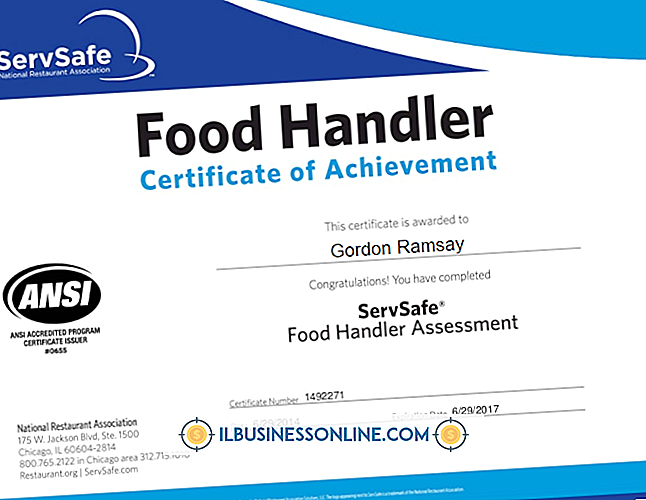 Kategori typer av företag att starta: Hur man är en certifierad Food Handler